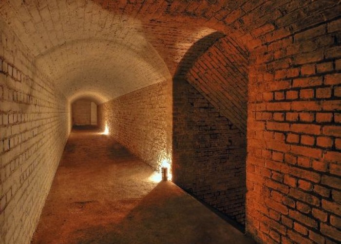 Bunker at renovated = London: Derelict Fort With Bunkers For Filming, Kent