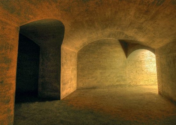 Bunker at renovated = London: Derelict Fort With Bunkers For Filming, Kent