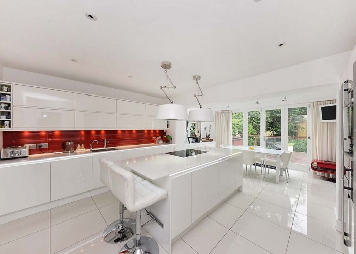 2. Kitchen (With Island), Kitchen (Modern)
