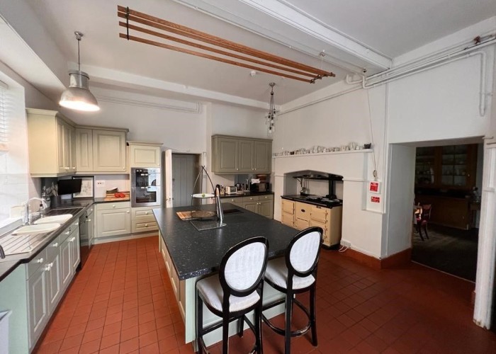 7. Kitchen, Kitchen (With Island), Kitchen (Cream or White units), Tiled Floor