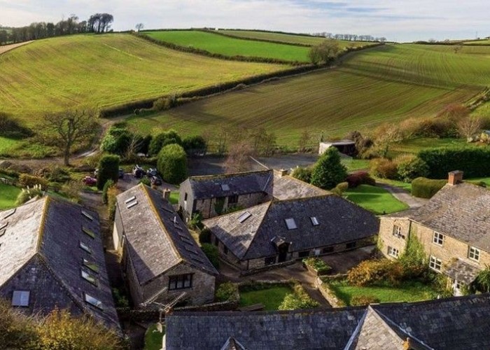 2. Barn, House / Cottage Exterior, Field (Farmland)