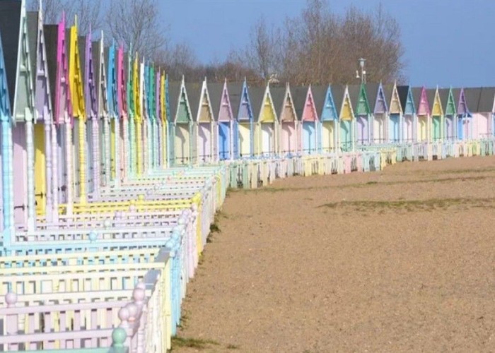 9. Sea / Beach View, Beach Hut, Colourful