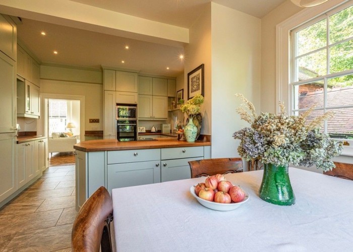 14. Kitchen (Coloured units), Kitchen With Table