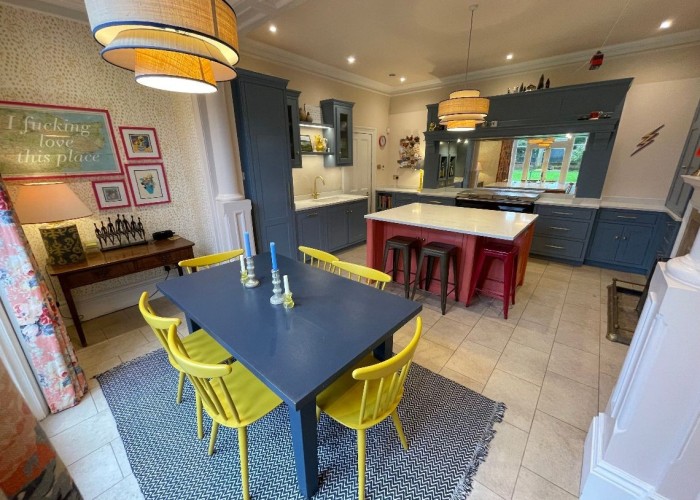 8. Kitchen (With Island), Kitchen (Coloured units), Kitchen (Modern), Kitchen With Table