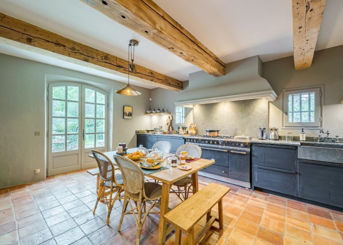 12. Kitchen (Rustic), Kitchen With Table