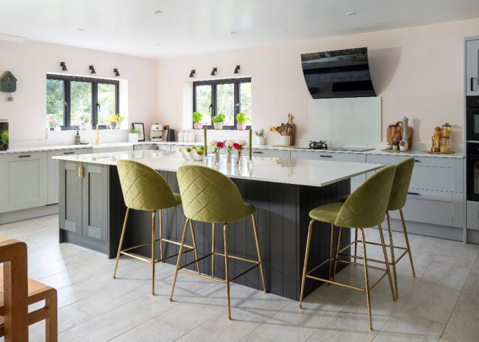 1. Kitchen (With Island), Kitchen (Coloured units)