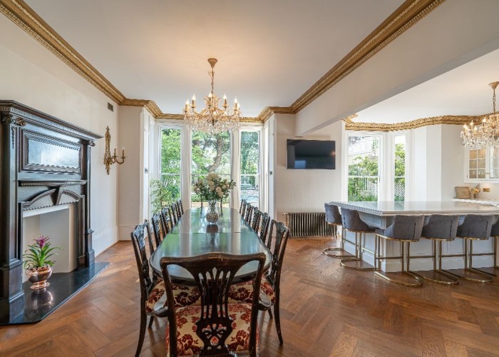 2. Diningroom, Kitchen (With Island), Open-plan