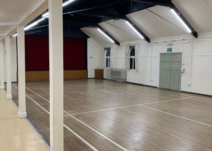 London Village Hall with Stage For Filming