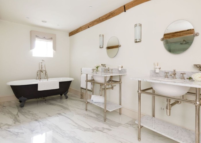 46. Bathroom (Large), Bathroom (Roll Top), Bathroom (2 sinks), Bathroom (Shower and bath)