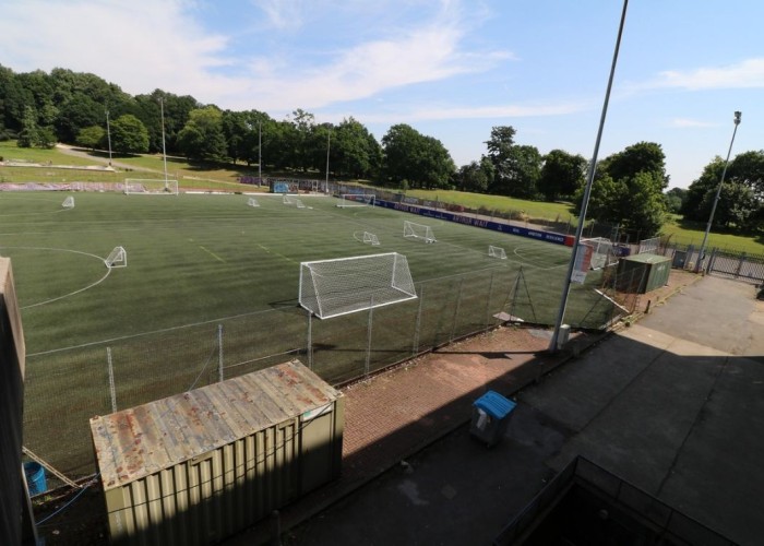 22. Outdoor 5 a side football pitch for filming
