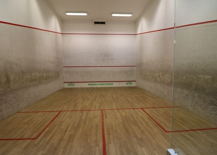 44. London squash court for filming