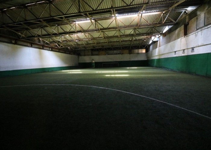 62. London indoor football pitch for filming