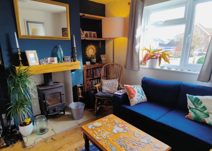 12. Fireplace, Drawing Room, Colourful