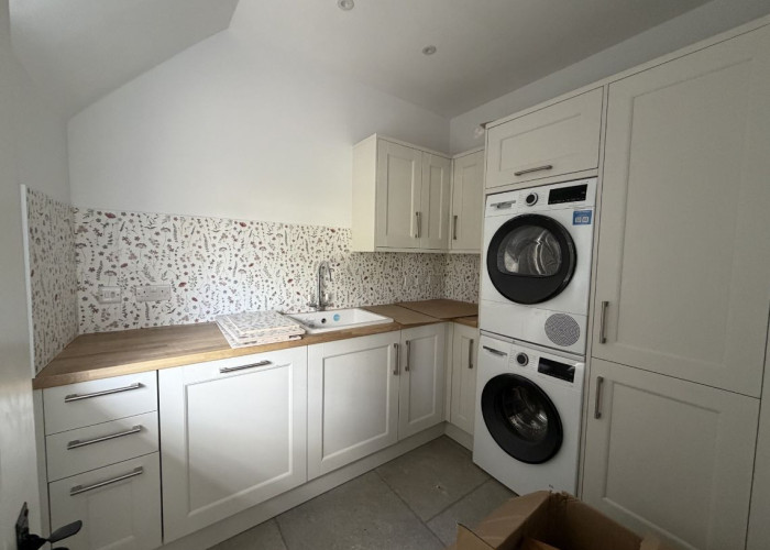 Utility Room at Farm House Under Renovation For Filming, Kent