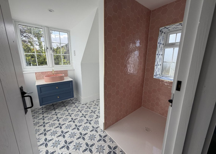 Bathroom at Farm House Under Renovation For Filming, Kent