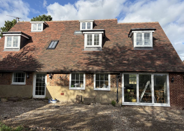 Roof, House at Farm House Under Renovation For Filming, Kent