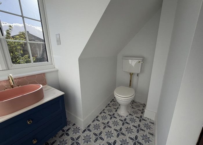 Bathroom, Plumbing fixture at Farm House Under Renovation For Filming, Kent