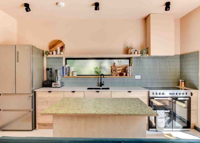 8. Kitchen (With Island), Kitchen (Coloured units), Kitchen (Modern)