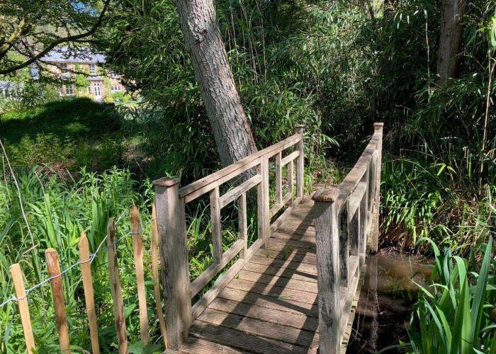 34. footbridge over a stream - film and photography location