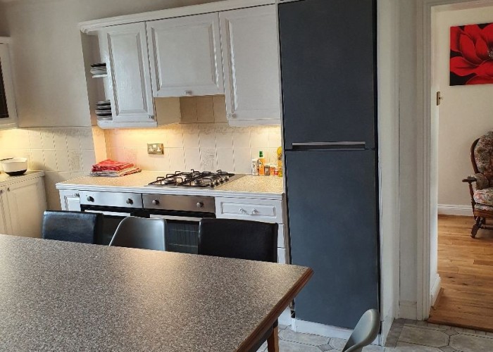 10. Kitchen (Cream or White units), Kitchen With Table, Kitchen (Gas Hob)