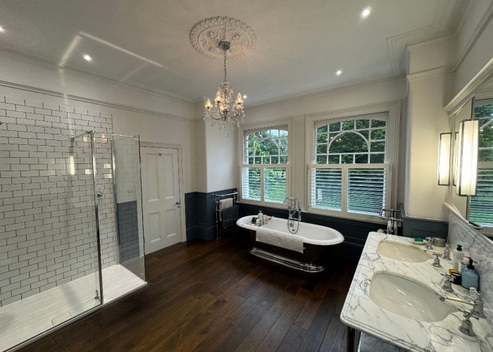 24. Bathroom (Large), Bathroom (Roll Top), Bathroom (2 sinks), Bathroom (Shower and bath)
