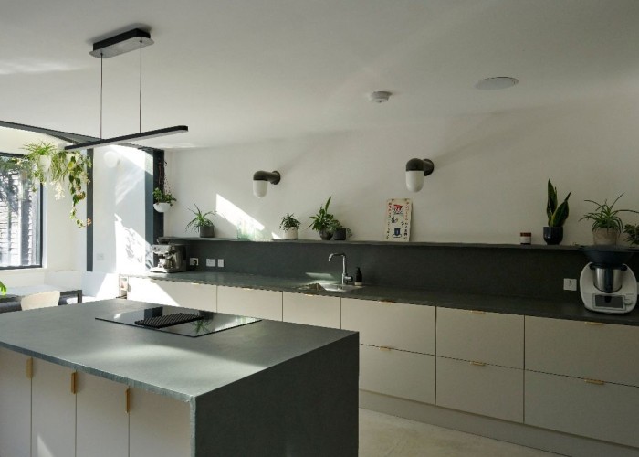 5. Kitchen (With Island), Kitchen (Cream or White units), Kitchen (Modern), Kitchen (Electric/Induction Hob)