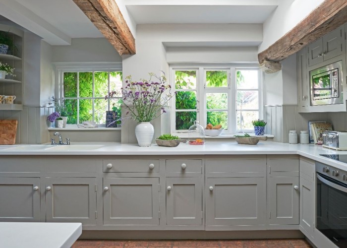 5. Kitchen (With Island), Kitchen (Cream or White units), Kitchen (Modern)