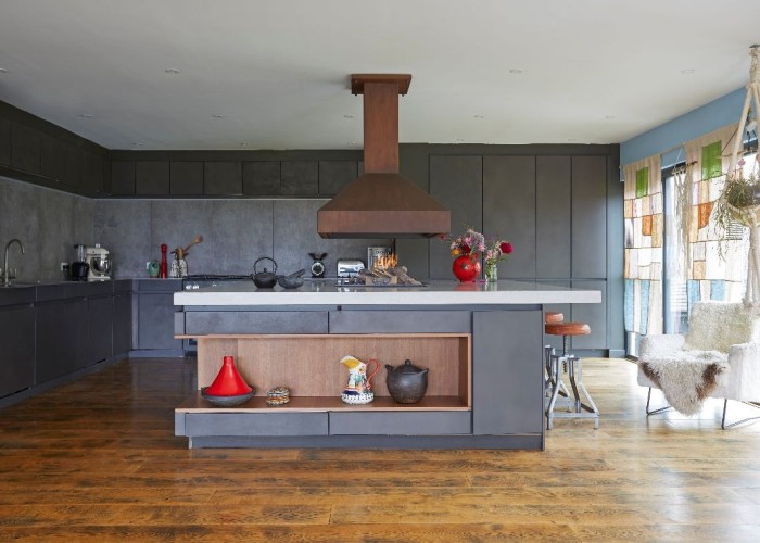 3. Kitchen (With Island), Kitchen (Coloured units), Kitchen (Modern), Kitchen (Gas Hob)