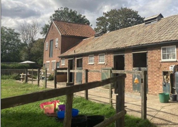 Rural Unused Empty Stable And Paddocks For Filming