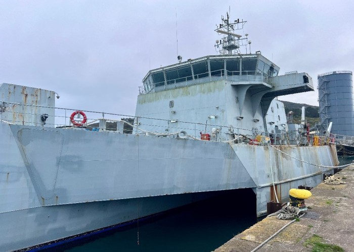 Ex Royal Navy Ship For Filming