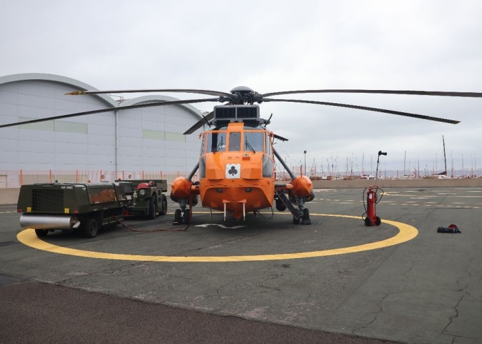 Ex Military Helicopter Base For Filming