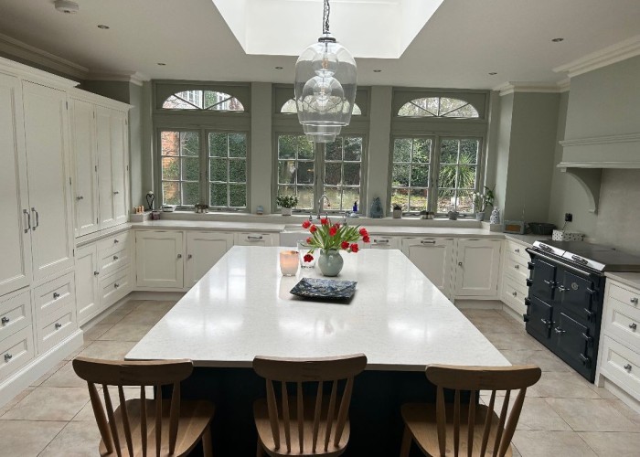 8. Kitchen (With Island), Kitchen (Cream or White units), Kitchen (White units), Kitchen (Gas Hob)