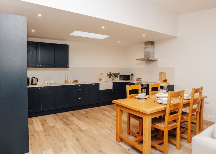 5. Kitchen (Coloured units), Kitchen (Modern), Kitchen With Table, Kitchen (Electric/Induction Hob)