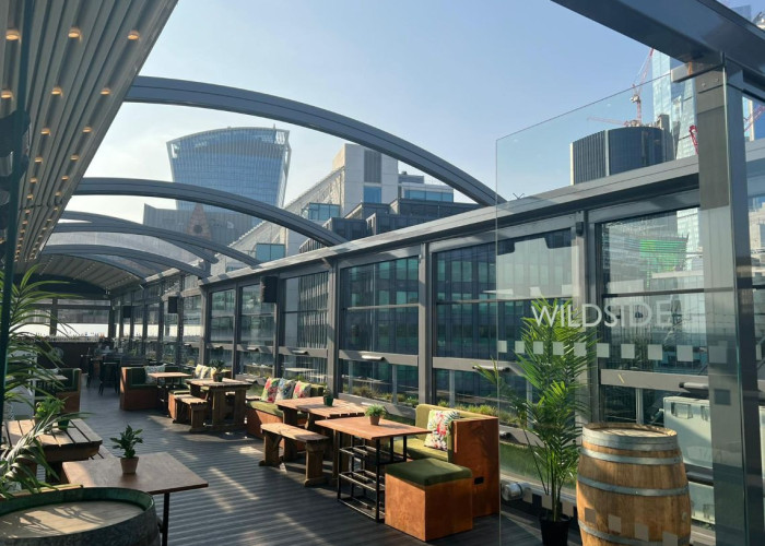 Hotel With Rooftop Bar And Multiple Areas For Filming