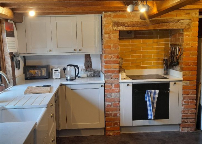 13. Kitchen (Modern), Kitchen (White units), Kitchen (Electric/Induction Hob)