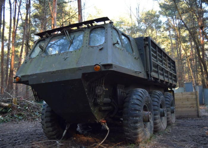 Activity Centre With Multiple Military Vehicles For Filming