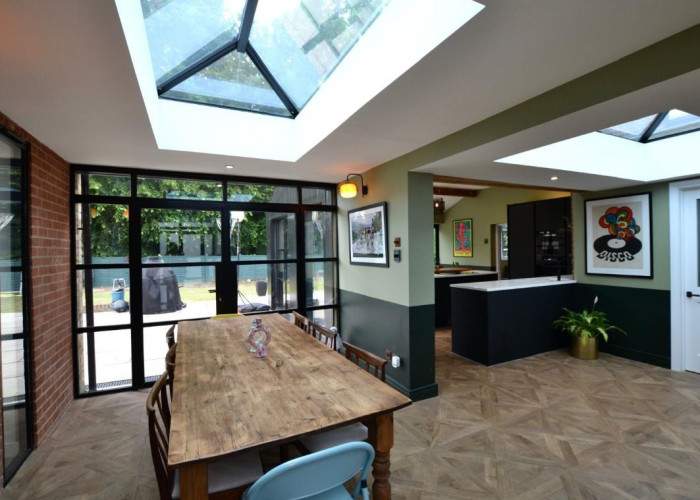 15. Kitchen With Table, Skylight