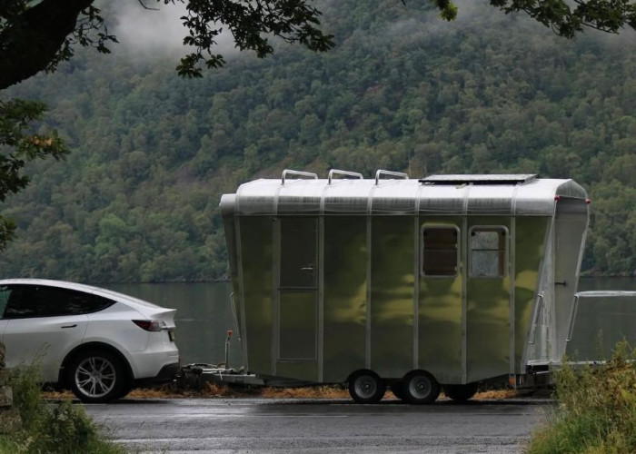 Aluminium Trailer Caravan For Filming