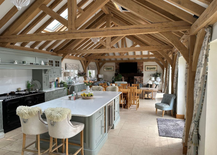 9. Kitchen (With Island), Kitchen (Coloured units), Kitchen (Modern), Kitchen With Table
