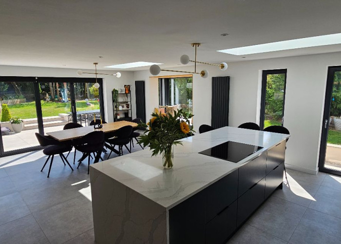 Kitchen Living And Dining Space For Filming