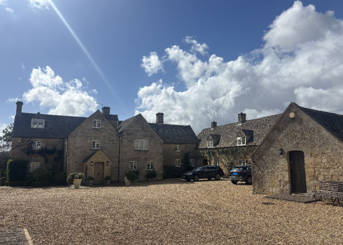 Beautiful Cotswold Stone Farmhouse Exterior For Filming