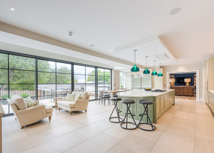 6. Kitchen (With Island), Kitchen (Coloured units), Kitchen (Modern), Kitchen With Table