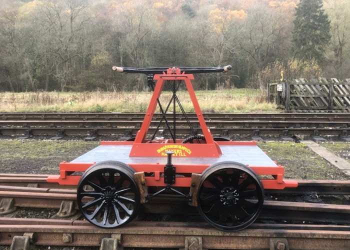 Railway Hand Pump Trolley For Filming