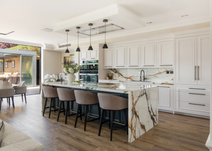7. Kitchen (With Island), Kitchen (Cream or White units), Open-plan