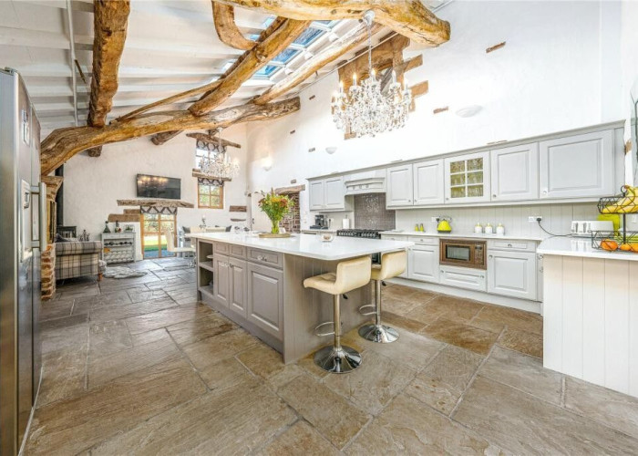 15. Kitchen (With Island), Kitchen (Cream or White units), Kitchen (Modern), Kitchen (Gas Hob)