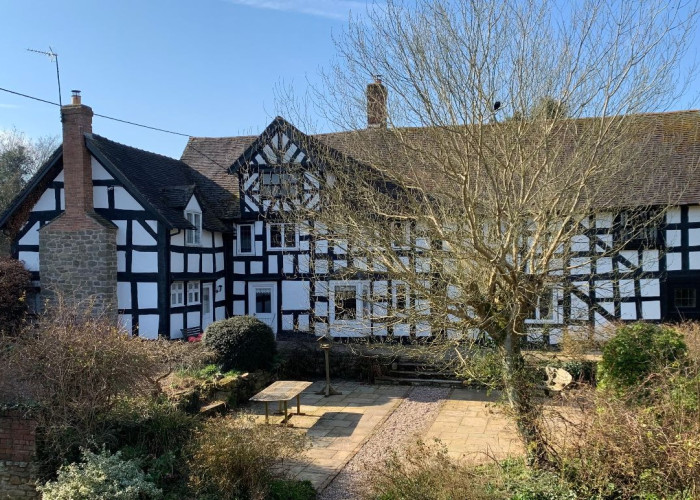 Traditional Black And White Farmhouse For Filming