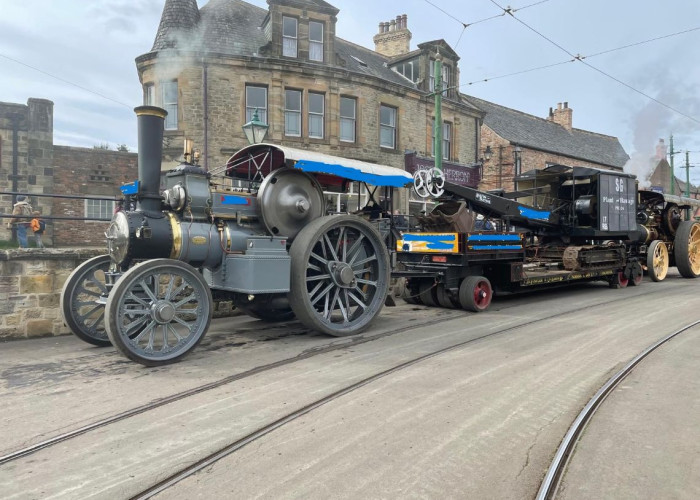 Heavy Haulage Fowler B6 Talisman For Filming