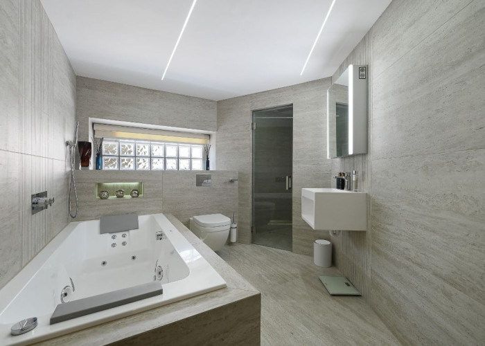 21. Bathroom (Large), Bathroom (Shower and bath)