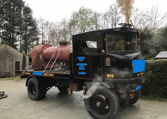 Steam Lorry For Filming