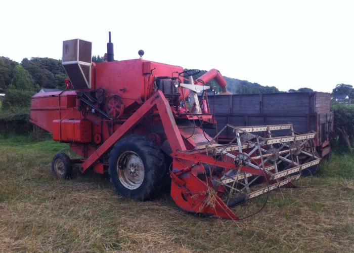 Combine Harvester For Filming